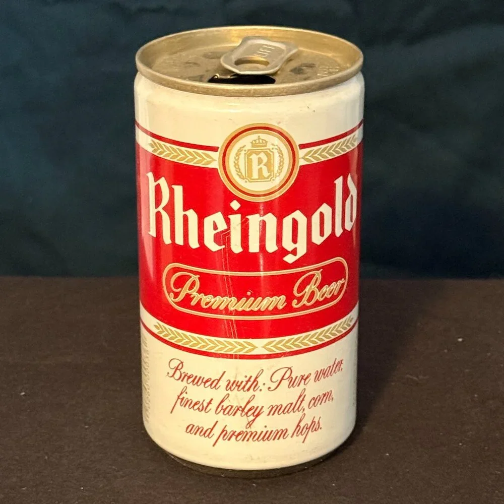Rheingold Premium vintage Beer can